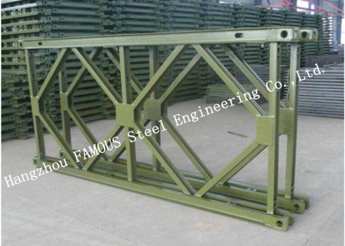 Un acciaio Bailey Bridge Prefabricated Galvanized 200# TSR Q345B di 10 insiemi 0