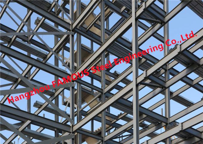 Costruzioni su misura ISO9001 del magazzino del gruppo di lavoro della struttura d'acciaio di Q355B 0
