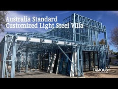Australia Standard Pre-Engineered Building Struttura in acciaio Villa House